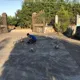 Вращающееся кольцо из фонтанов