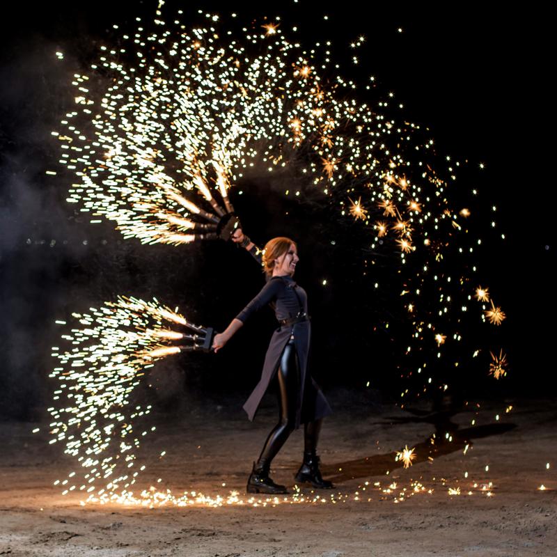 Ручной пускатель для нескольких фонтанов