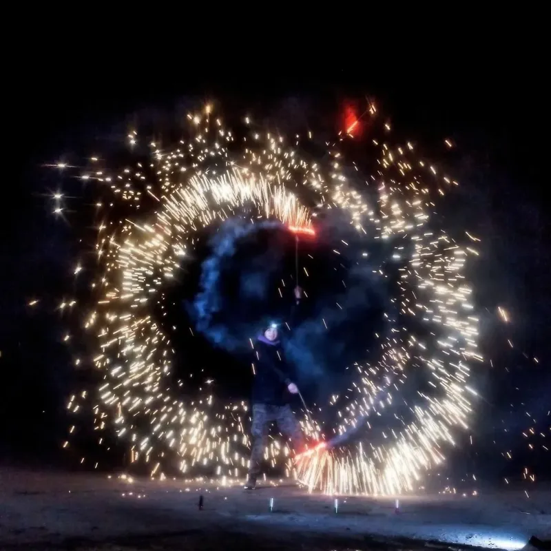 Горячие фонтаны для кручения 3м/40с