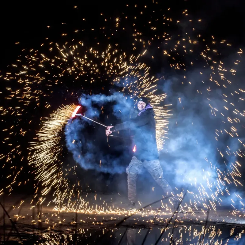 Горячие фонтаны для кручения 3м/40с