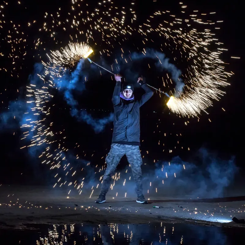 Горячие фонтаны для кручения 3м/40с